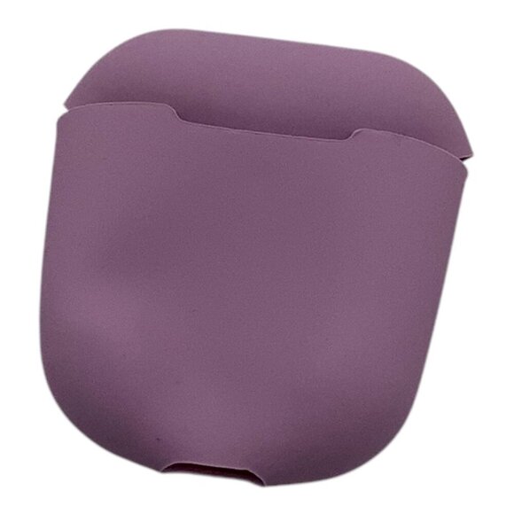Silicone Protective AirPods Case For 1&2 Models Pink or Purple - Picture 2 of 10